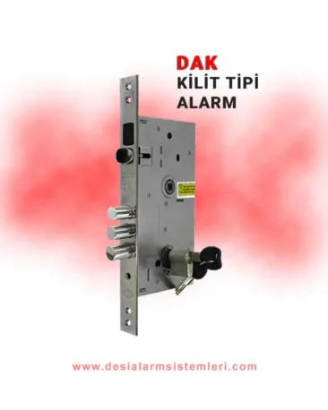 Desi Dak Alarmlı Çelik Kapı Kilidi