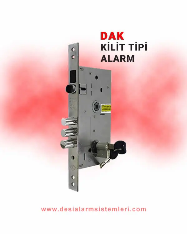 Desi Dak Alarmlı Çelik Kapı Kilidi