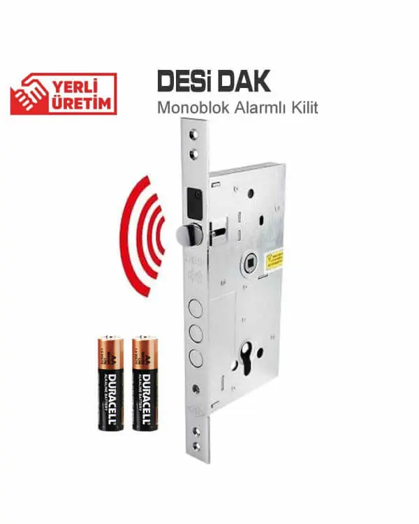 Desi Dak Alarmlı Çelik Kapı Kilidi