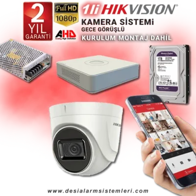 1li Kamera Seti Hikvision