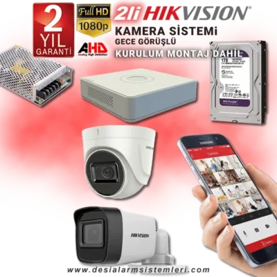 2li Kamera Seti Hikvision