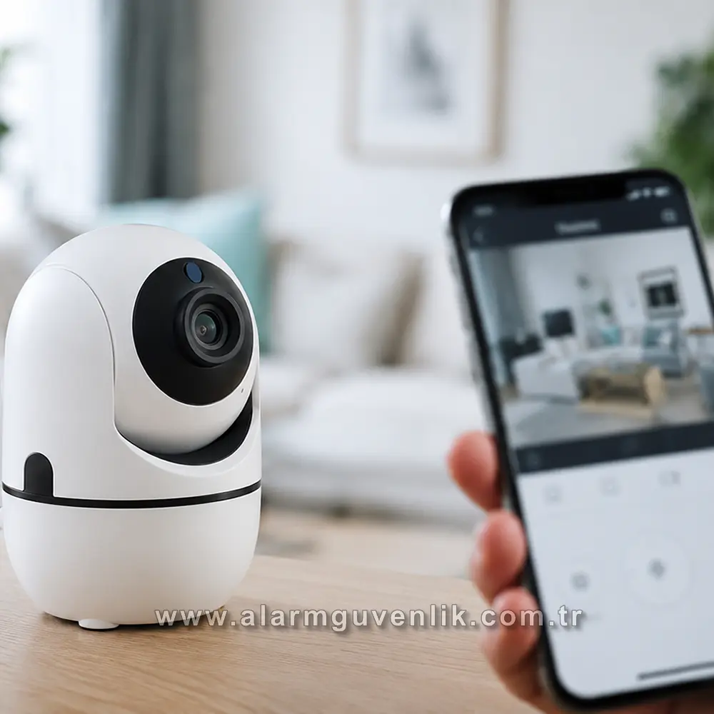Tuya Destekli D303 WiFi Kamera (2MP 360 Derece) Görsel 2